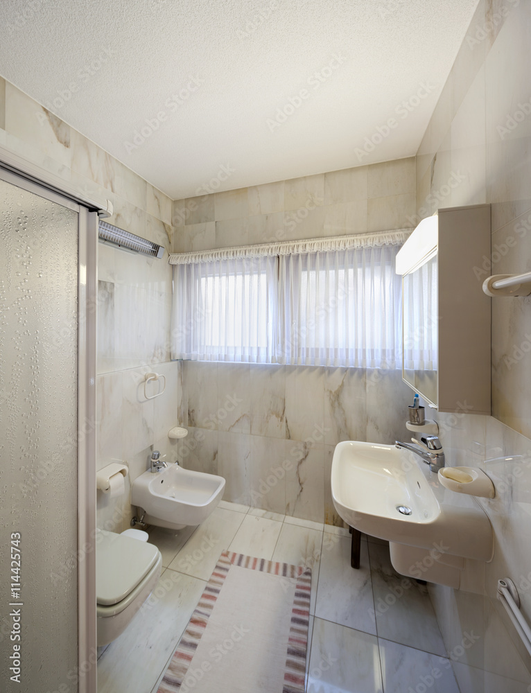 Interior, domestic bathroom Interior, domestic bathroom