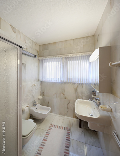 Interior  domestic bathroom