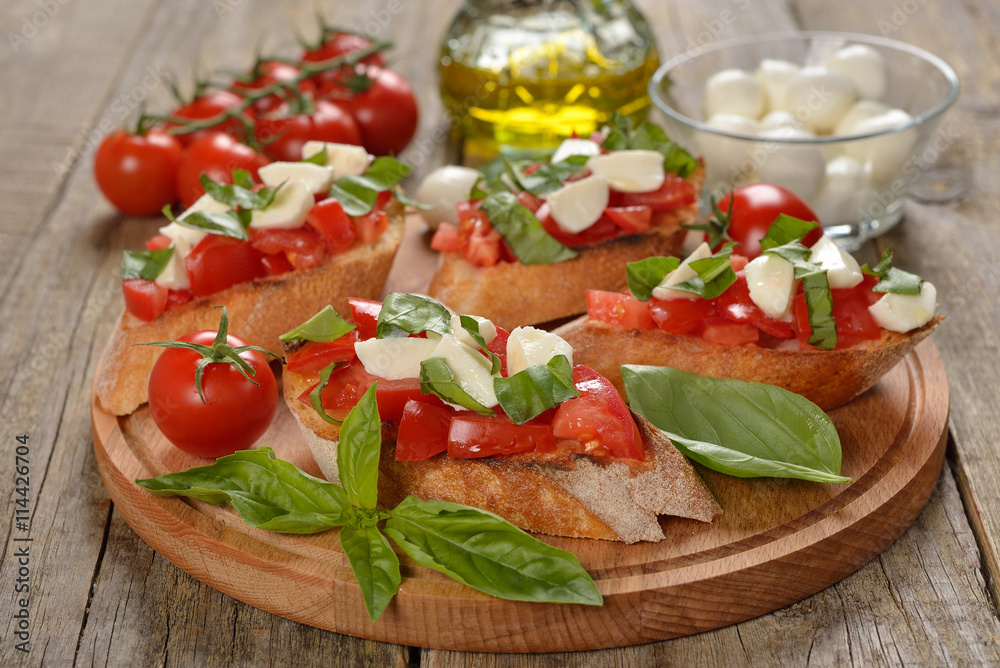 Italian bruschetta Italian bruschetta