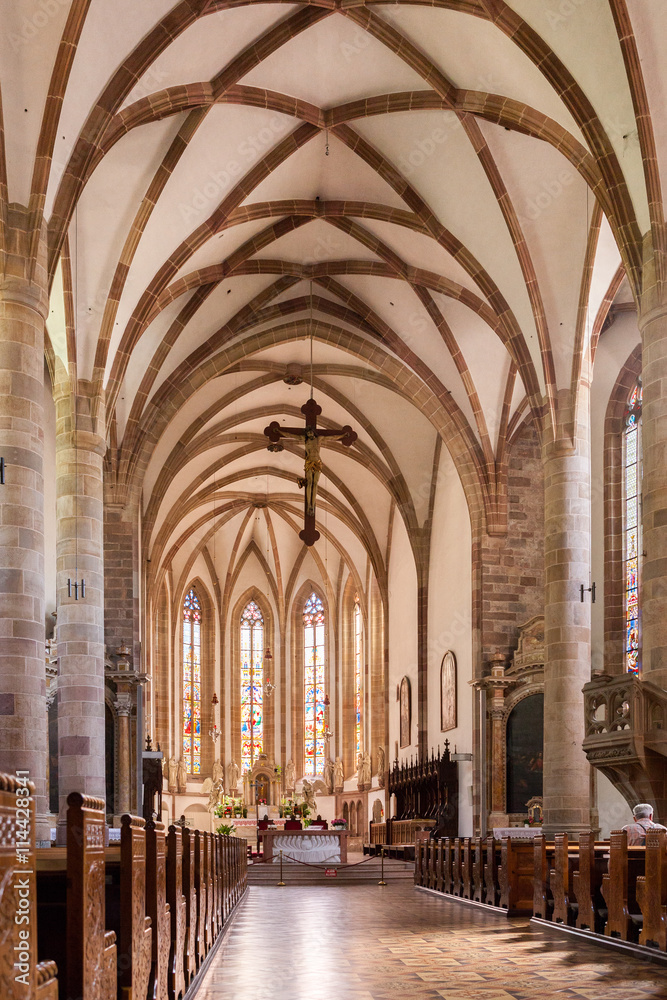 Fototapeta premium chiesa di san nicolò, Merano
