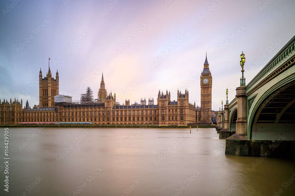 Obraz premium Big Ben and Houses of parliament