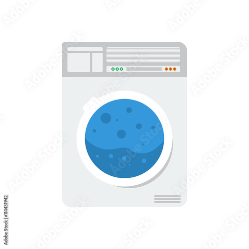 Laundry machine isolated