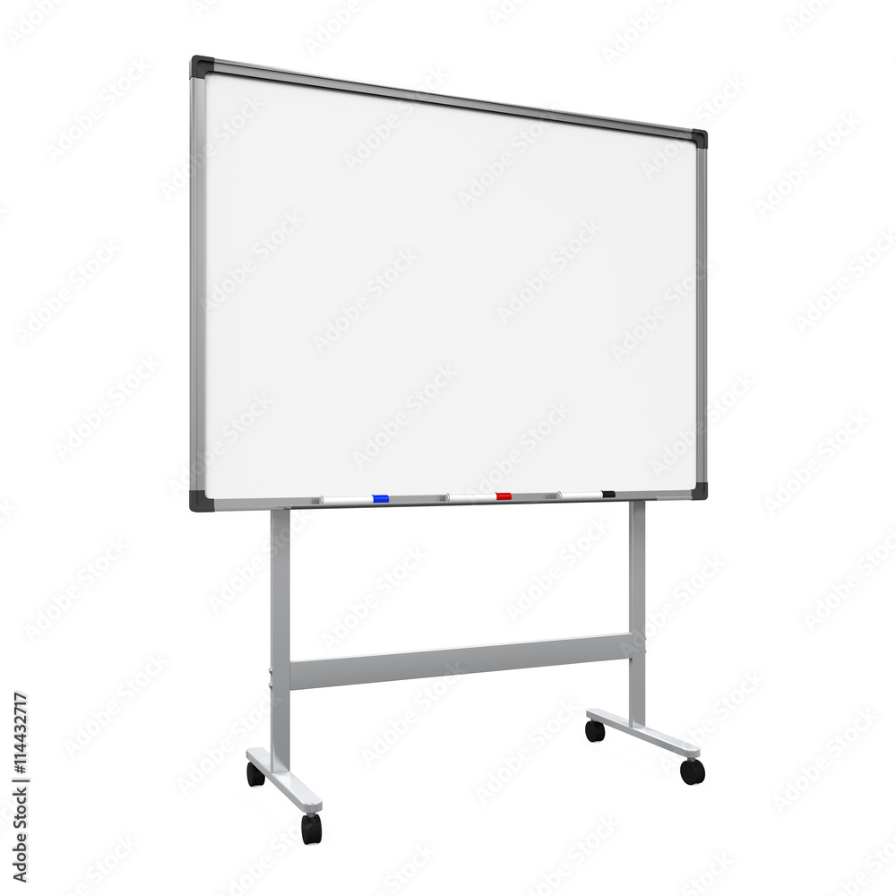 Blank Whiteboard Isolated Blank Whiteboard Isolated