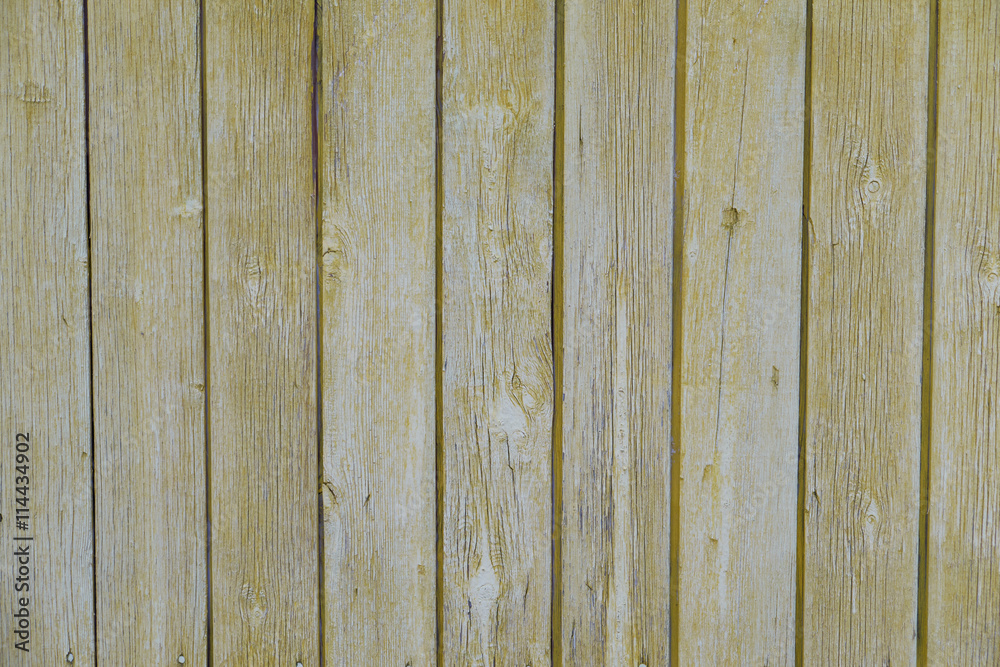 Fototapeta premium Texture of yellow wooden planks natural