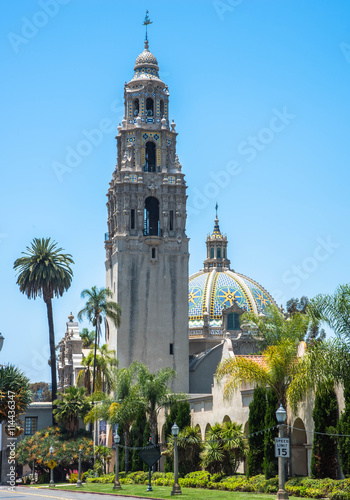 Bell Tower at Balboa Park in San Diego California