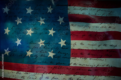 Usa America national anthem Star Spangled Banner photo