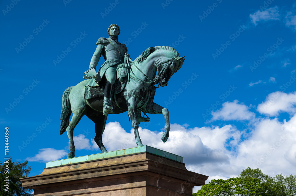 Statue of King Carl XIV Johan Statue of King Carl XIV Johan