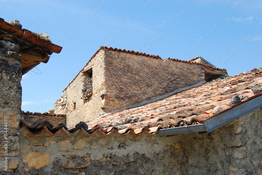 Obraz premium Among the alleys of Assergi in Abruzzo - Italy