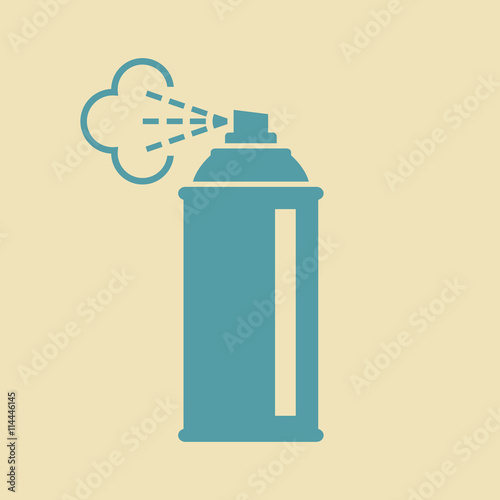 Spray can vector icon