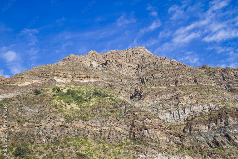 San Alfonso valley, Trail in the Mountain San Alfonso valley, Trail in the Mountain