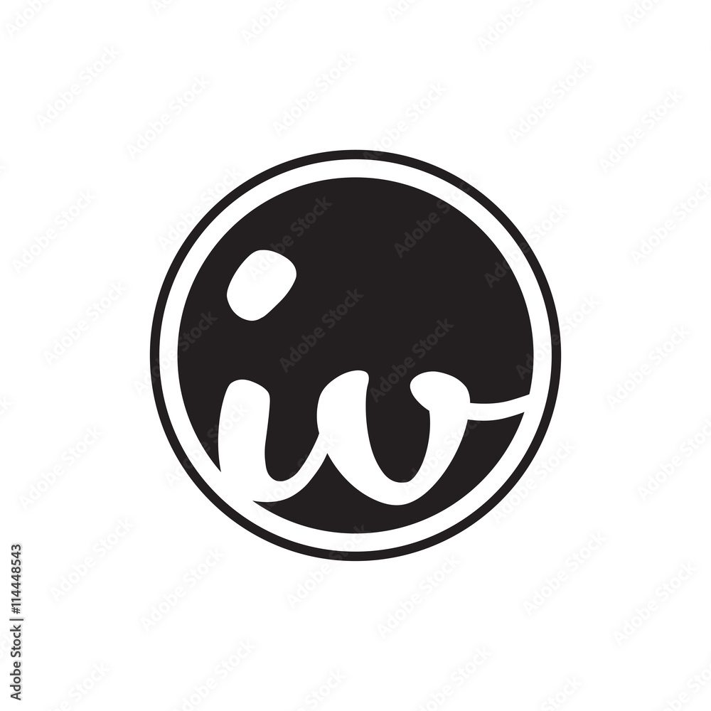 initial letter logo circle with ring initial letter logo circle with ring