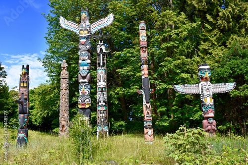 Totem Poles in Stanley Park