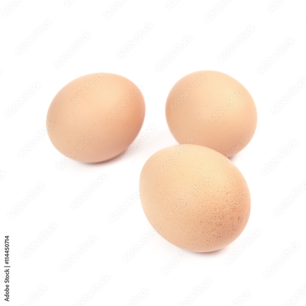Eggs isolated on white background Eggs isolated on white background