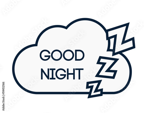 Sweet dreams design, vector illustration eps 10.