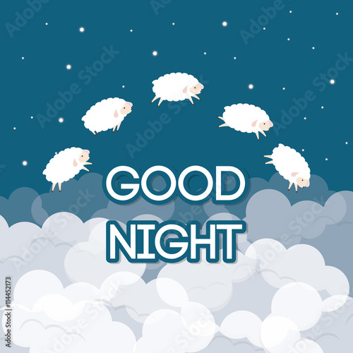 Sweet dreams design, vector illustration eps 10.