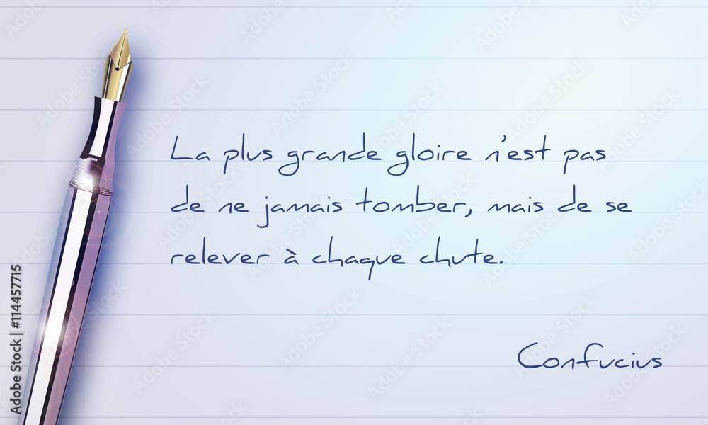 Citation De Developpement Personnel Perseverance Stock Illustration Adobe Stock