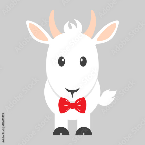 goat with tie