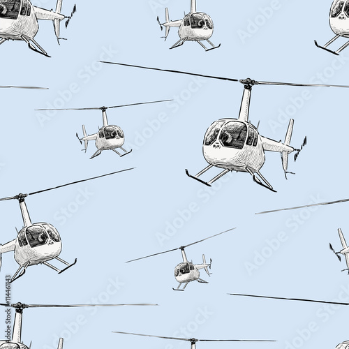 helicopters in the flight