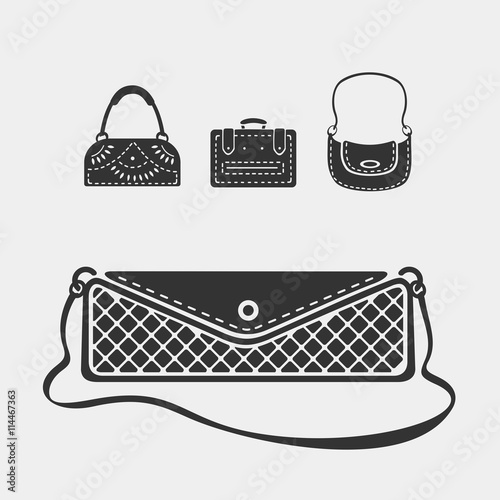 Vector Set female bags