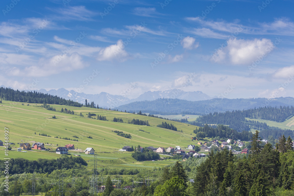 View on Tatras mounatins.Poland.
