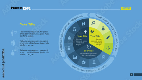 Pie Diagram Slide Template