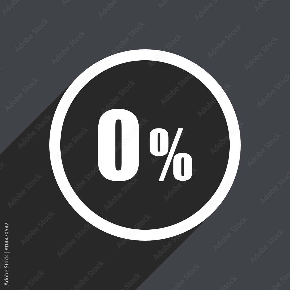 Flat design gray web vector discount icon Flat design gray web vector discount icon