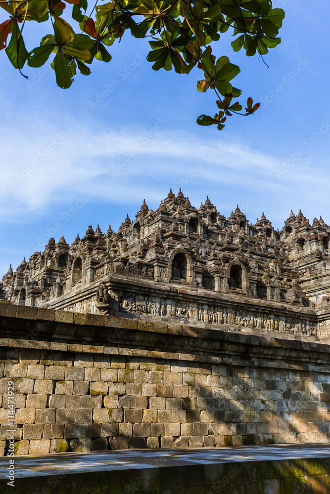 Borobudur Buddist Temple - island Java Indonesia