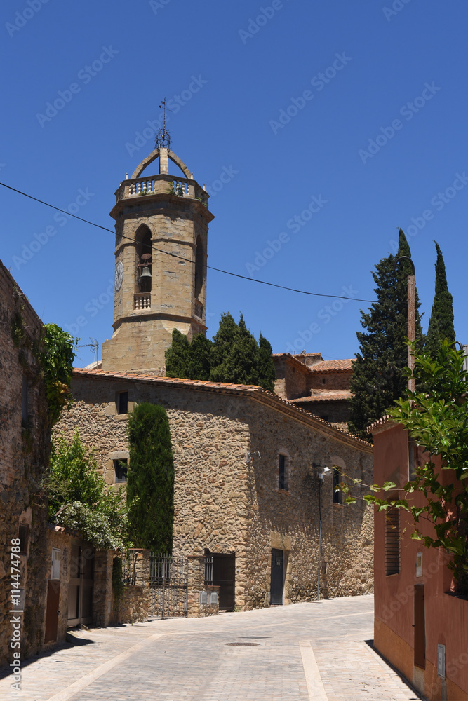 Village of Jafre Baix Emporda, Girona province, Catalonia, Spain