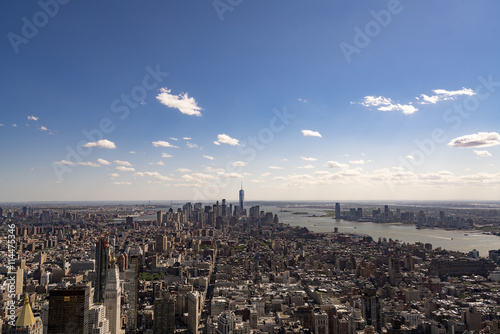 Freedom Tower viewed from Empire State Building