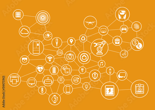 Internet of Things concept. Vector illustration.