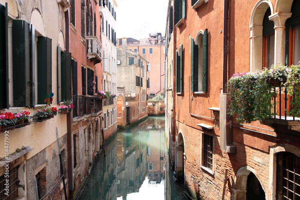 Kanalansicht in Venedig