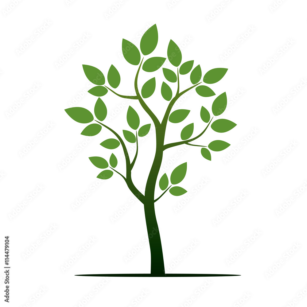 Green Tree. Vector Illustration. Green Tree. Vector Illustration.