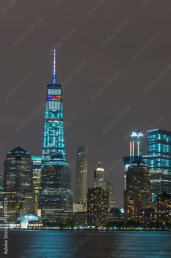 Naklejka premium world trade center