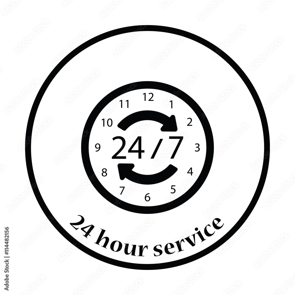 24 hour icon 24 hour icon