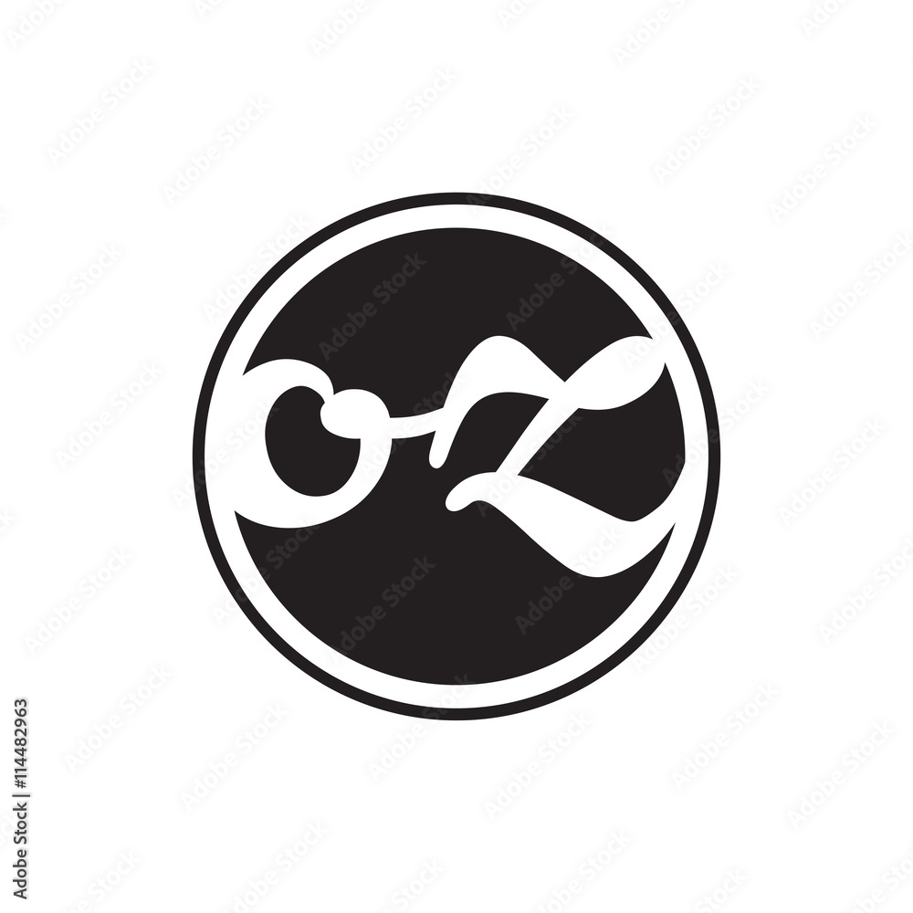 initial letter logo circle with ring initial letter logo circle with ring