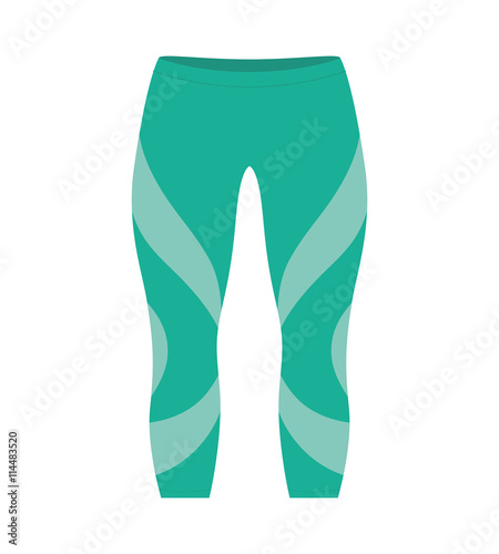 Healthy lifestyle and fitness concept represented by cloth icon. isolated and flat illustration 