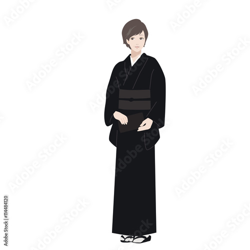 喪服　イラスト
