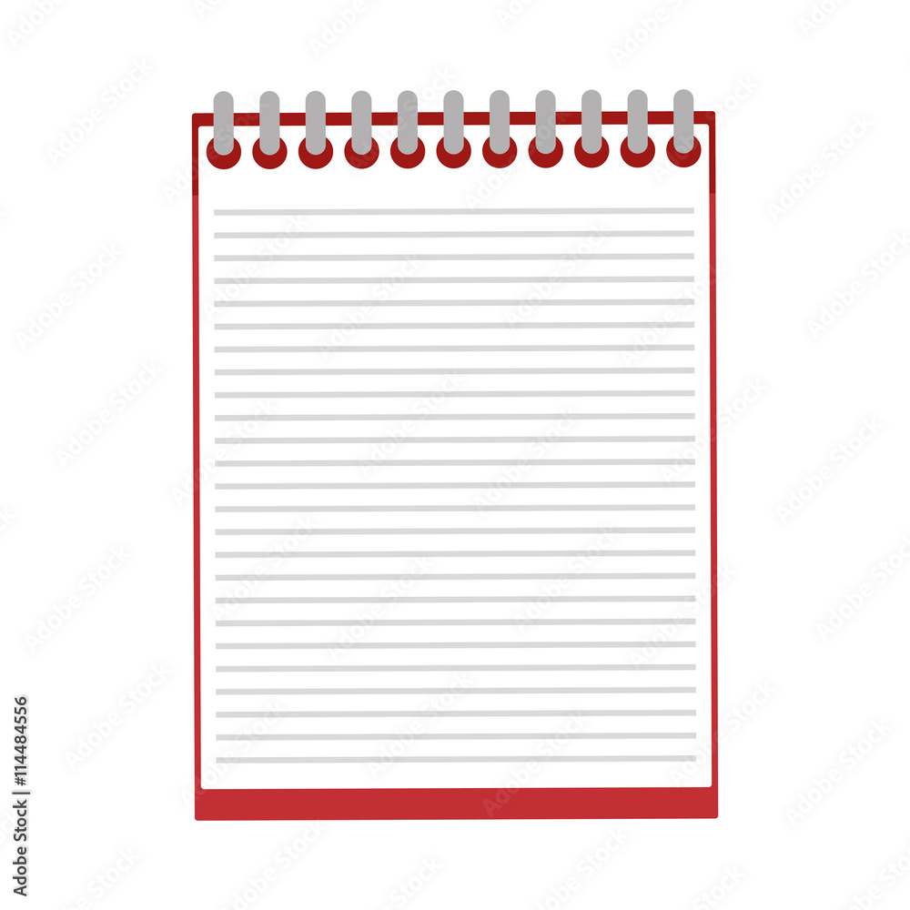 School and education concept represented by notebook icon. isolated and flat illustration School and education concept represented by notebook icon. isolated and flat illustration