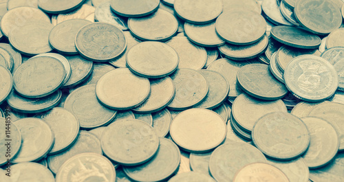 close up coin textures