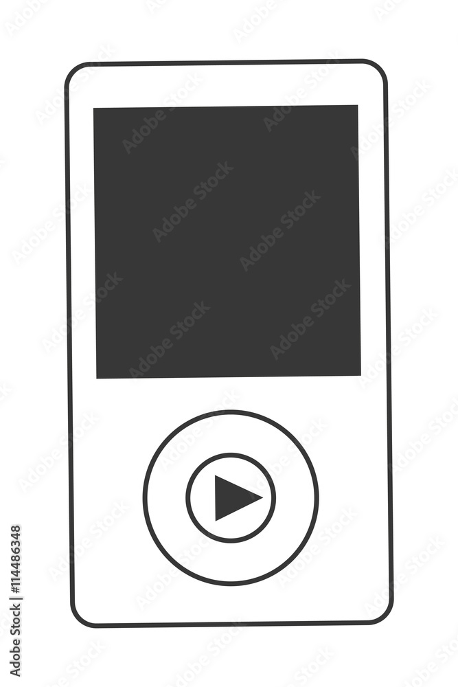 portable music device icon portable music device icon