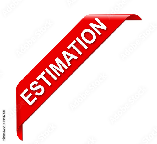 estimation bannière rouge
