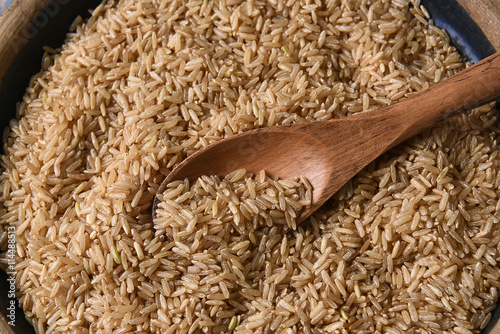 Brown Rice Wood Spoon