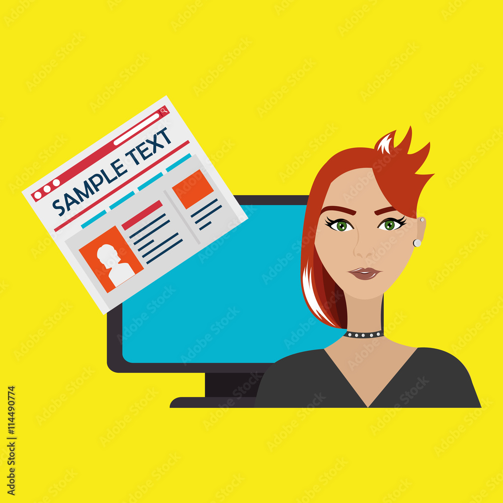 social network user design, vector illustration eps10 graphic social network user design, vector illustration eps10 graphic