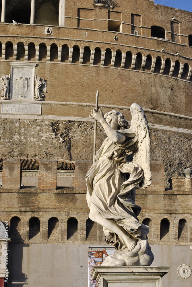 Obraz premium Sant'Angelo sculpture/Roma
