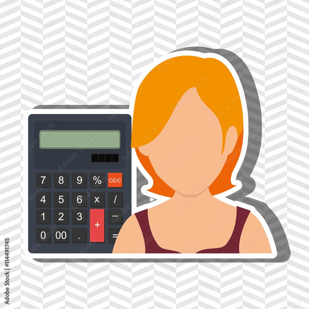 User calculator design, vector illustration eps10 graphic User calculator design, vector illustration eps10 graphic