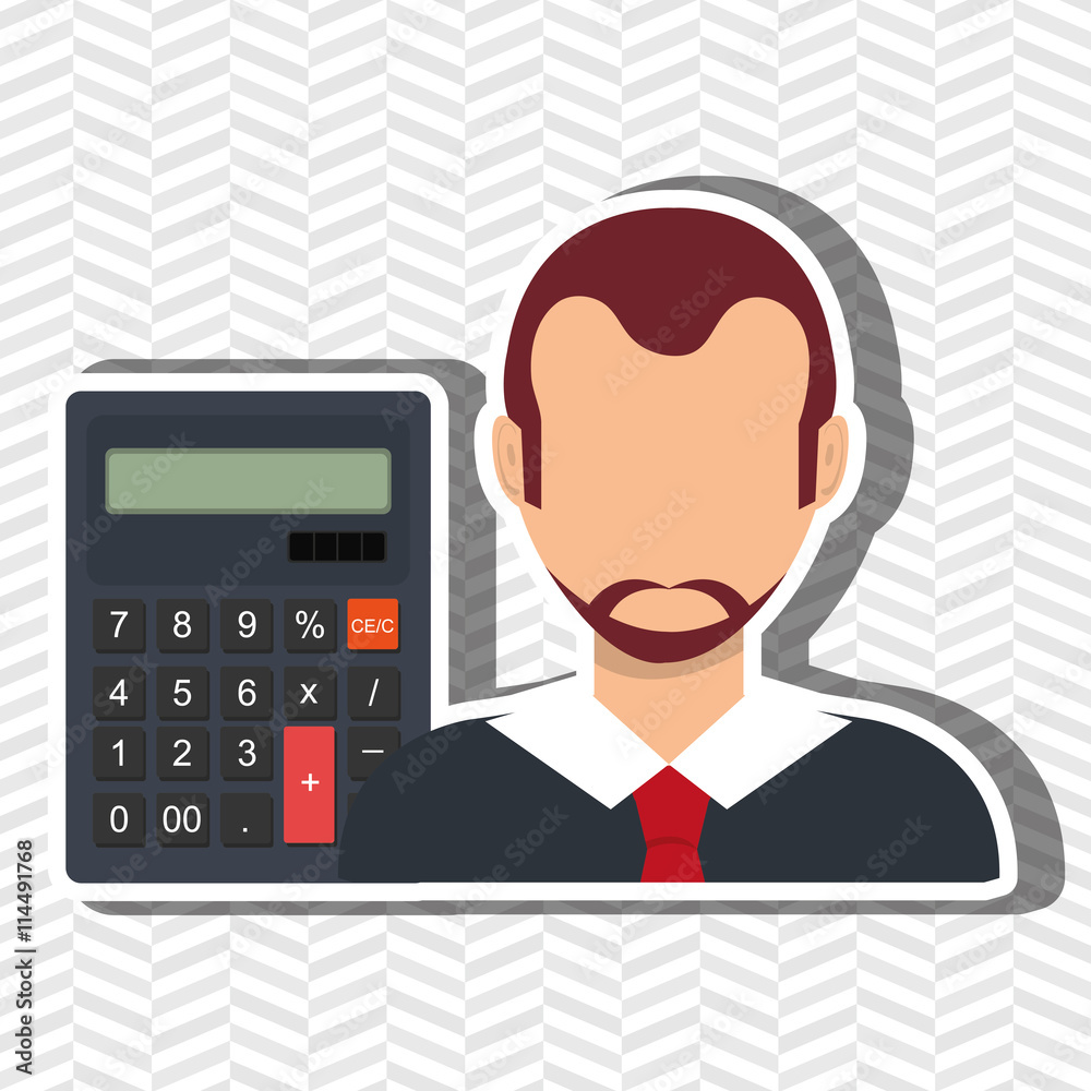 User calculator design, vector illustration eps10 graphic User calculator design, vector illustration eps10 graphic