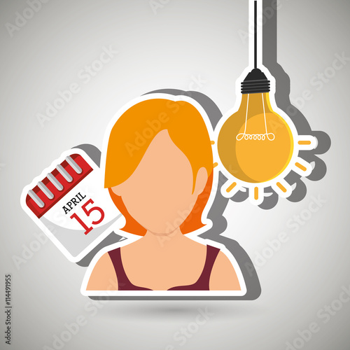 tax debtor design, vector illustration eps10 graphic 