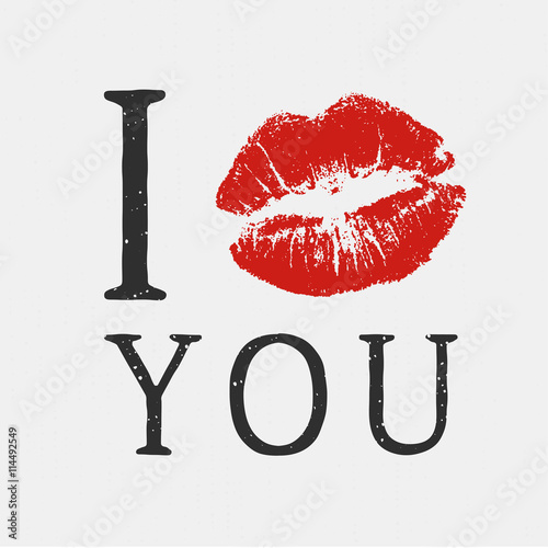 I love you