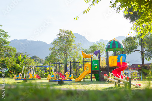 Children playground park.