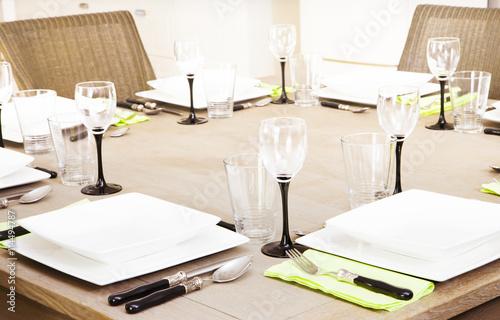 Gedeckter Tisch
